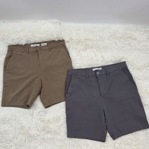 Pure Navy‎ 2 Pair Stretch Golf Walking Shorts Women's Size 30 Bermuda Athleisure